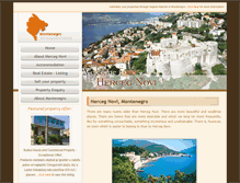 Tablet Screenshot of hercegnovimontenegro.com